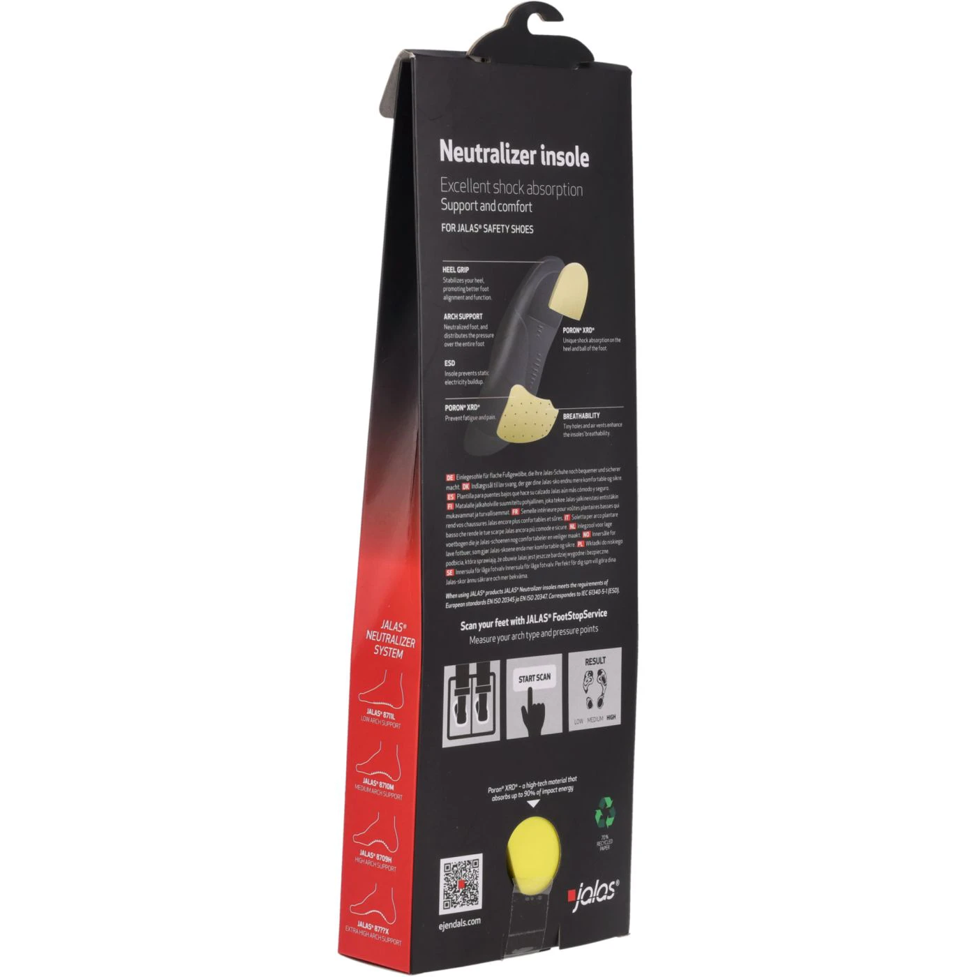 Branțuri JALAS NEUTRALIZER 8711L LOW ARCH / Jalas / Accesorii, șosete, apărători, branțuri, diverse încălțăminte