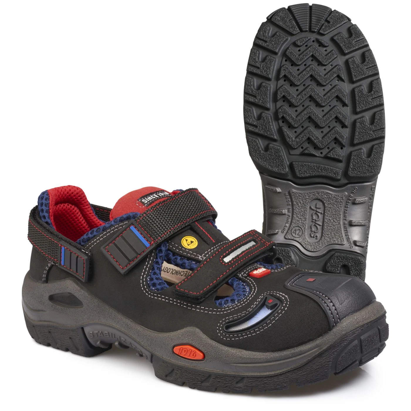 Sandale de protecție RESPIRO 3820R S1 SRB / Jalas / Încălțăminte de protecție S1