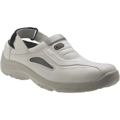 Saboți de lucru CLEAN 5012 MENU WHITE O1 SR FO / Jalas / Sandale de protecție, saboți de lucru, galoși din PVC