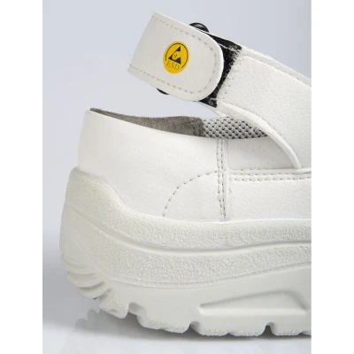 Saboți de lucru CLEAN 5012 MENU WHITE O1 SR FO / Jalas / Sandale de protecție, saboți de lucru, galoși din PVC