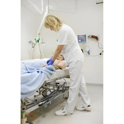 Saboți de lucru CLEAN 5012 MENU WHITE O1 SR FO / Jalas / Sandale de protecție, saboți de lucru, galoși din PVC