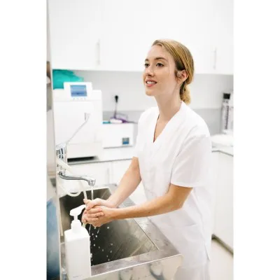 Cămașă scrub cu mânecă scurtă, cu fermoar / Velilla / Îmbrăcăminte medicală
