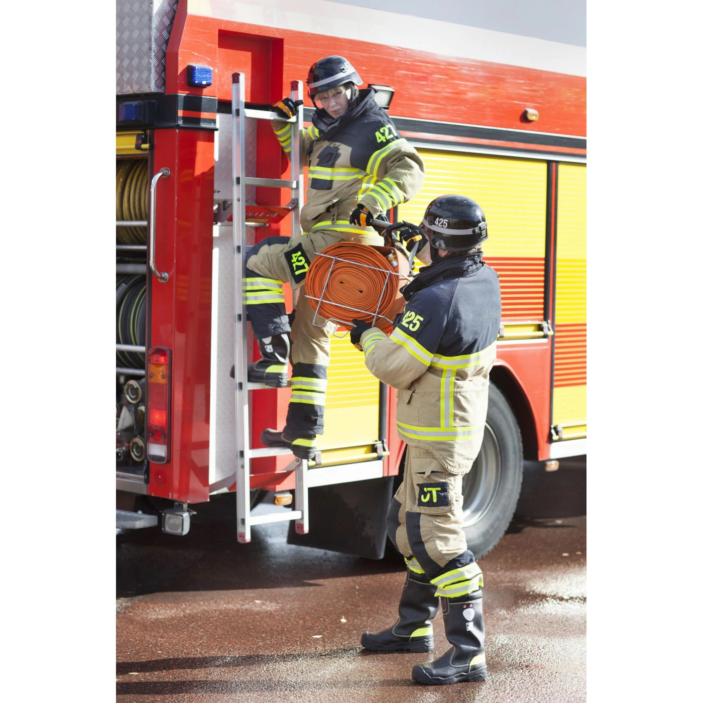 Cizme de protecție pentru pompieri FIRE 1578 FIRE & RESCUE F1PA SRC T CI / Jalas / Încălțăminte de protecție pentru pompieri