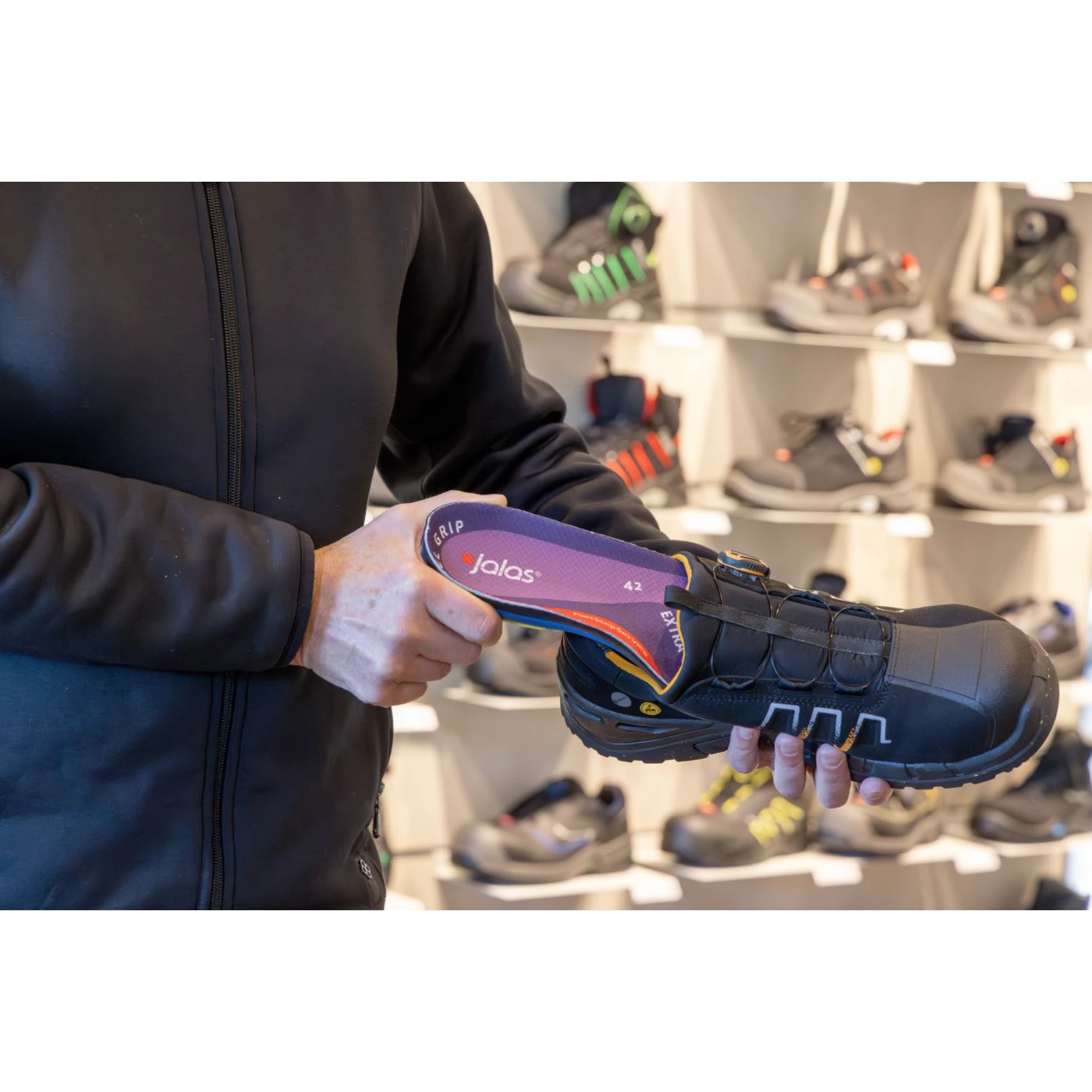 Branțuri JALAS NEUTRALIZER 8708E EXTRA HIGH / Jalas / Accesorii, șosete, apărători, branțuri, diverse încălțăminte