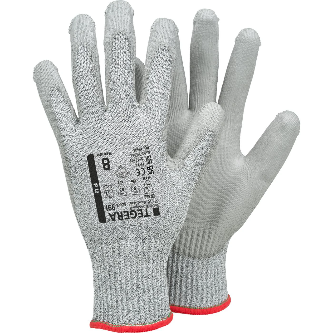 Mănuși rezistente la tăiere TEGERA 991 / Tegera / Mănuși de protecție antităiere, antiînțepare