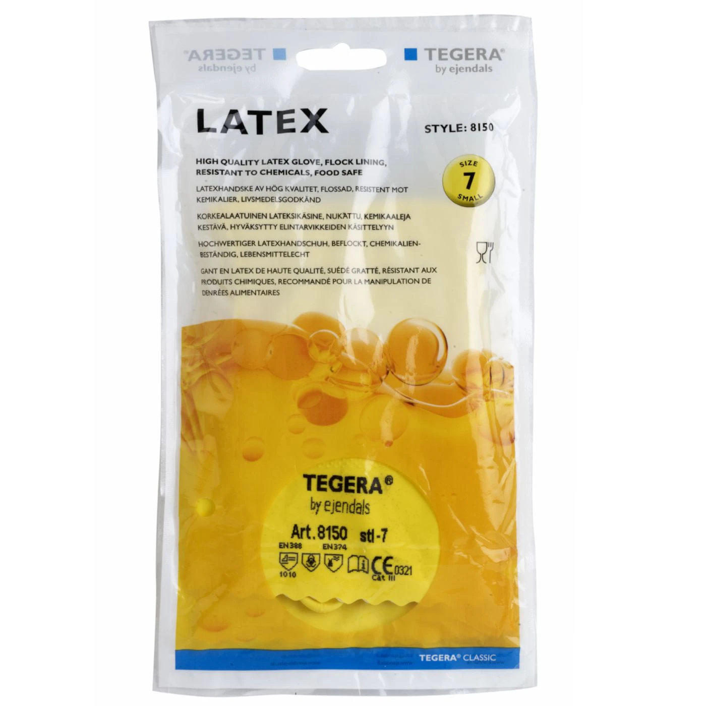 Mănuși impermeabile și rezistente la substanțe chimice TEGERA 8150 / Tegera / Mănuși de protecție chimică