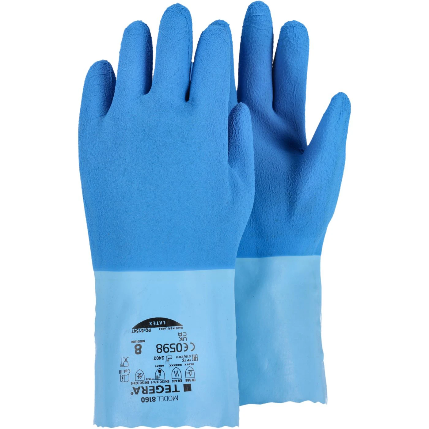 Mănuși antichimice TEGERA CHEMFORCE 8160 / Tegera / Mănuși de protecție chimică