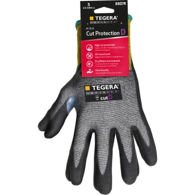 Mănuși rezistente la tăiere TEGERA INFINITY 8807R / Tegera / Mănuși de protecție antităiere, antiînțepare