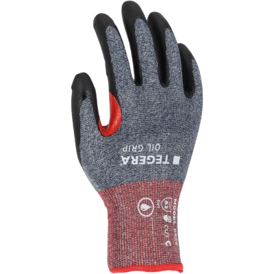 Mănuși rezistente la tăiere și protecție la căldură TEGERA OIL GRIP 8856 / Tegera / Mănuși de protecție antităiere, antiînțepare