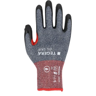 Mănuși rezistente la tăiere și protecție la căldură TEGERA OIL GRIP 8856 / Tegera / Mănuși de protecție antităiere, antiînțepare