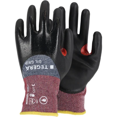 Mănuși rezistente la tăiere TEGERA OIL GRIP 8857 / Tegera / Mănuși de protecție antităiere, antiînțepare