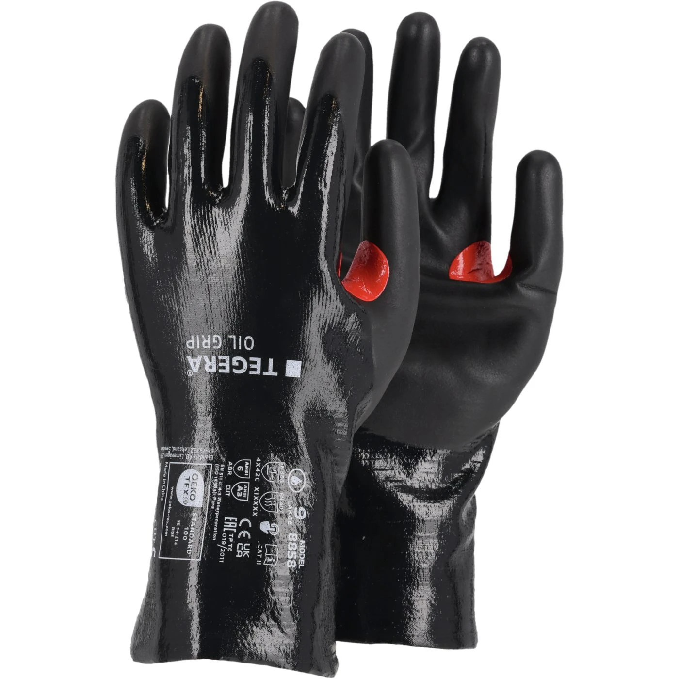 Mănuși rezistente la tăiere TEGERA OIL GRIP 8858 / Tegera / Mănuși de protecție antităiere, antiînțepare