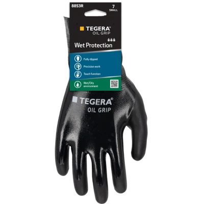 Mănuși de protecție la căldură TEGERA OIL GRIP 8853R / Tegera / Mănuși de protecție la căldură