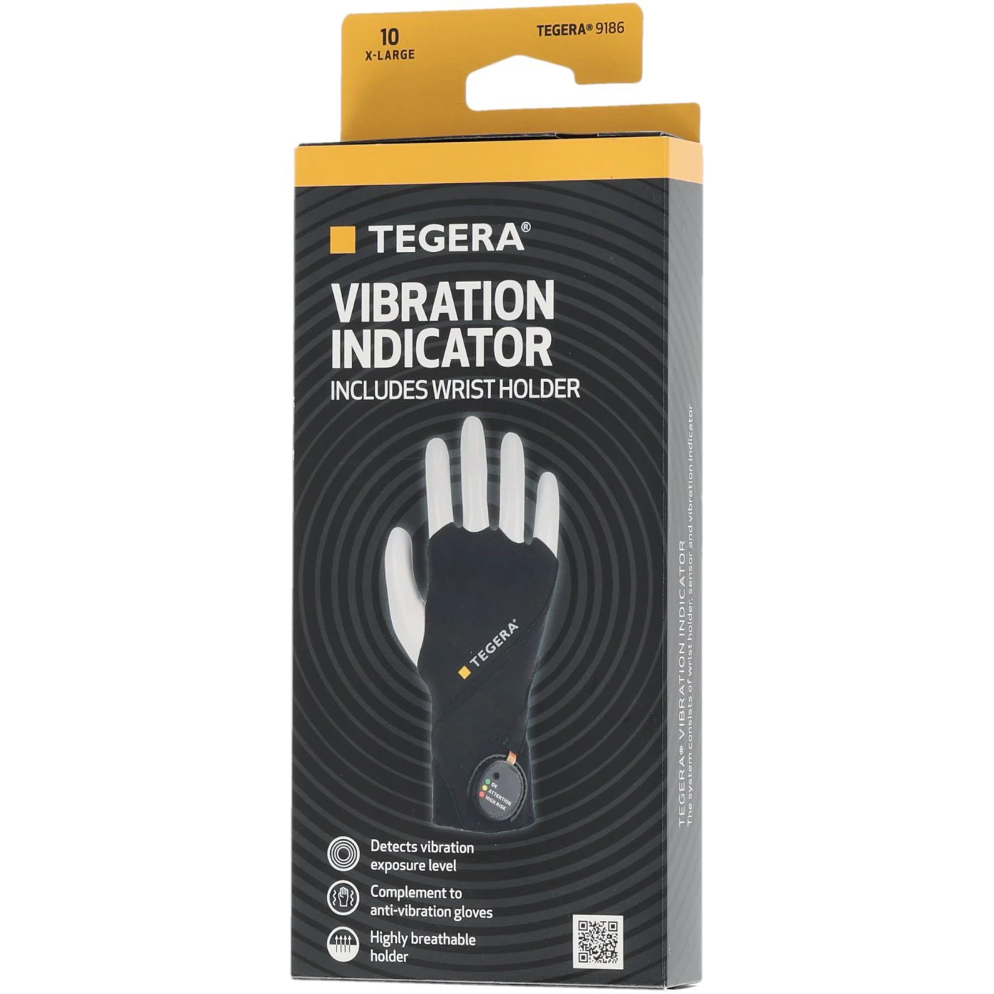 Indicator privind expunerea la vibrații TEGERA 9186 / Tegera / Mănuși de protecție antivibrații