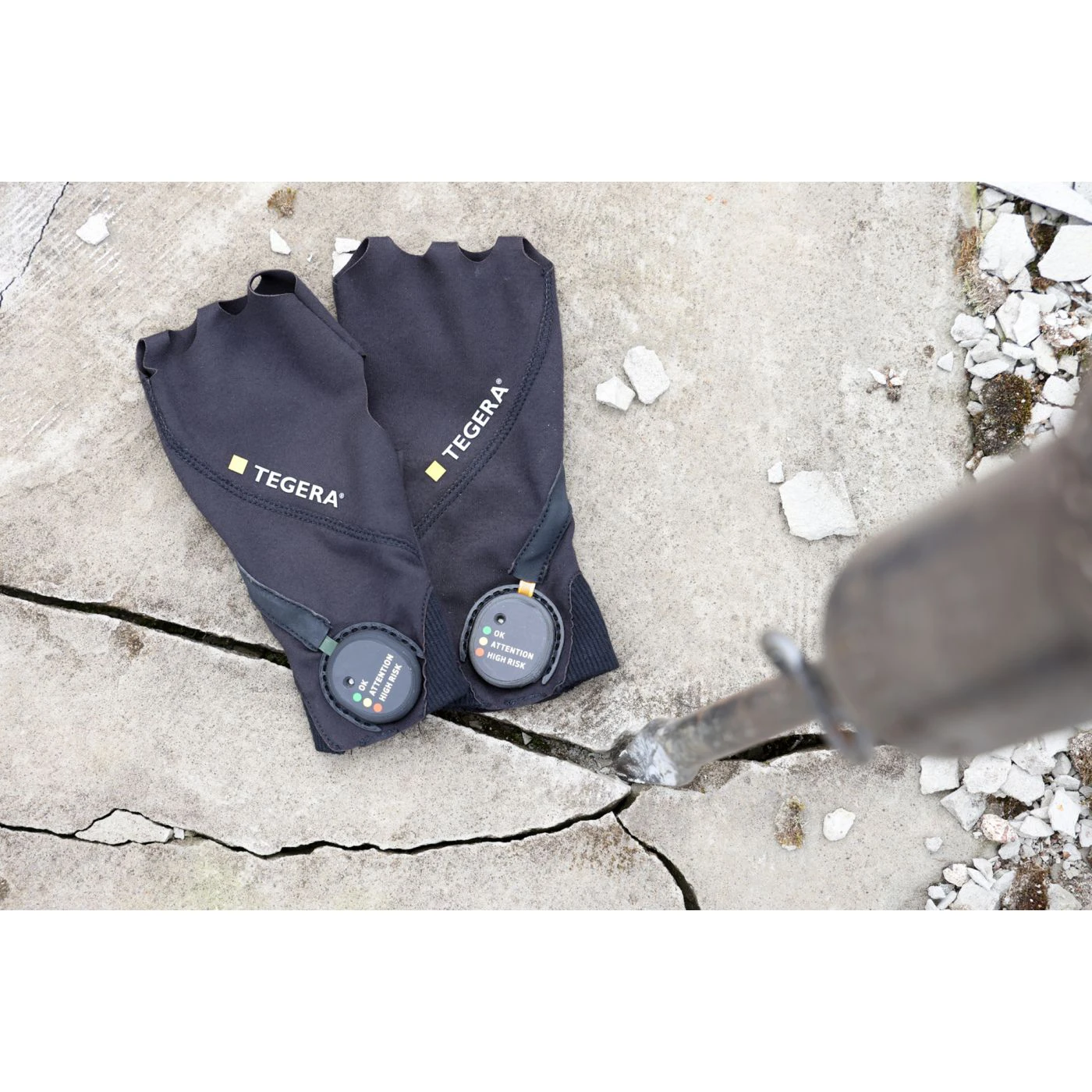 Indicator privind expunerea la vibrații TEGERA 9186 / Tegera / Mănuși de protecție antivibrații