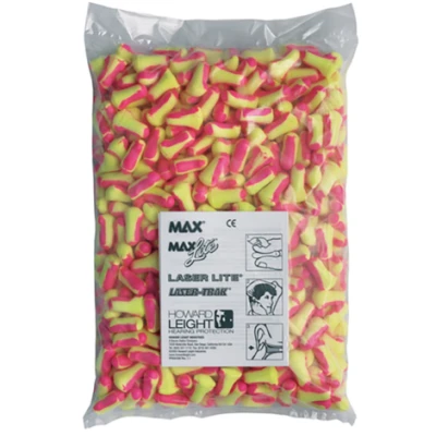 Rezervă antifoane interne din spumă poliuretanică LASER LITE, SNR 35dB (200 perechi) / Honeywell / Accesorii, rezerve antifoane, diverse protecție auditivă