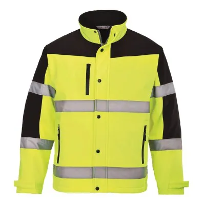 S428 - Jachetă Softshell HiVis  (3L) / Portwest / Jachete și geci