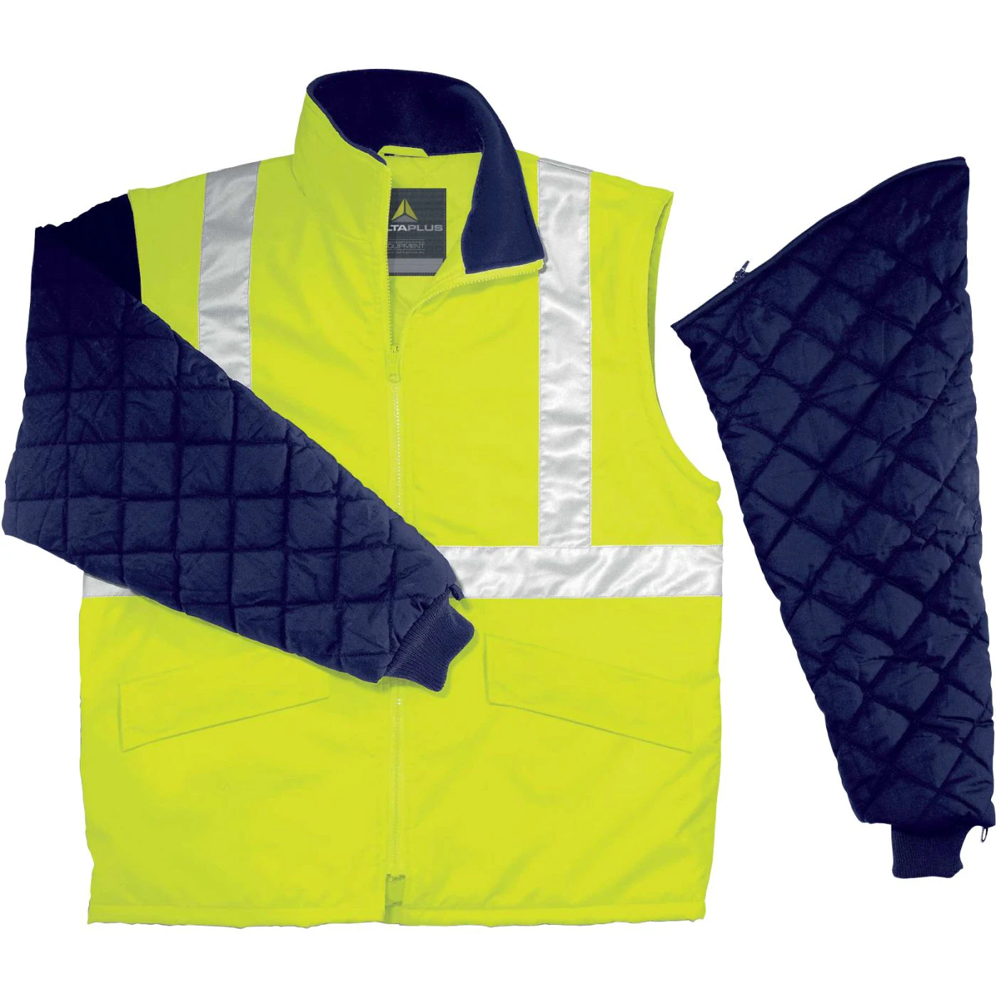 Bluzon cu mâneci detașabile FREEWAY HV / Delta Plus / Hanorace, bluze softshell, polar și fleece
