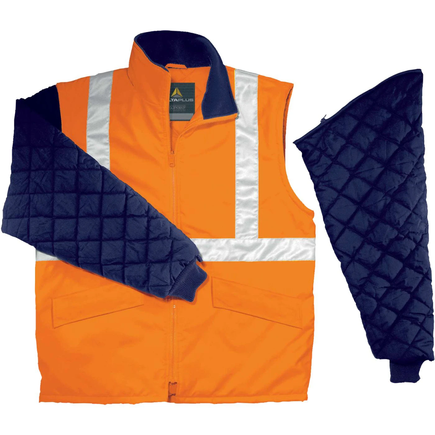 Bluzon cu mâneci detașabile FREEWAY HV / Delta Plus / Hanorace, bluze softshell, polar și fleece