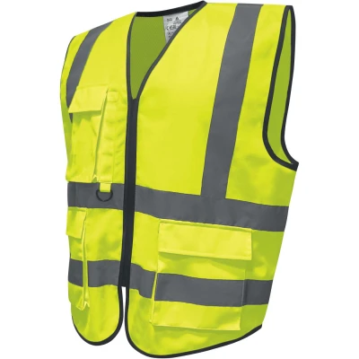 Vestă multifuncțională cu fermoar GILPOCK / Delta Plus / Veste de lucru și de semnalizare