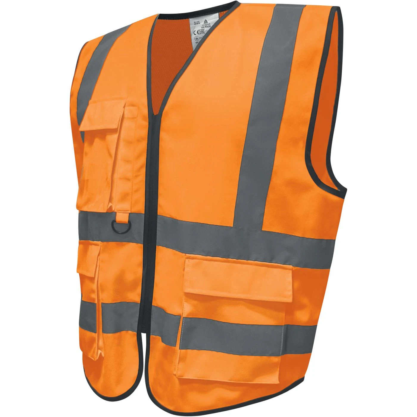 Vestă multifuncțională cu fermoar GILPOCKOR / Delta Plus / Veste de lucru și de semnalizare