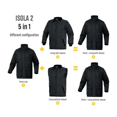 Jachetă parka impermeabilă 5-in-1 ISOLA2 / Delta Plus / Jachete și geci