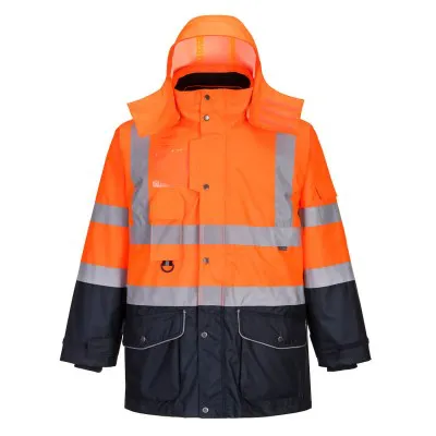 S426 - Jachetă HiVis Contrast Trafic 7-in-1 / Portwest / Jachete și geci