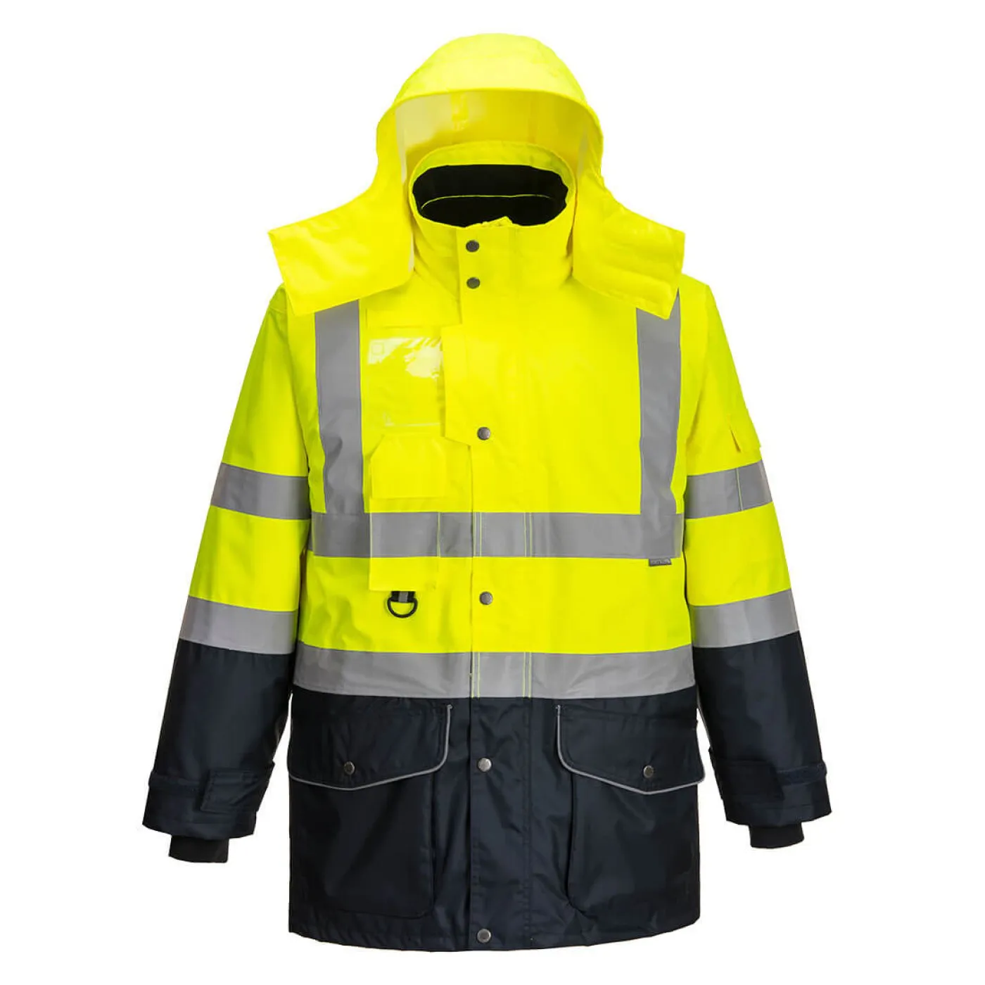 S426 - Jachetă HiVis Contrast Trafic 7-in-1 / Portwest / Jachete și geci