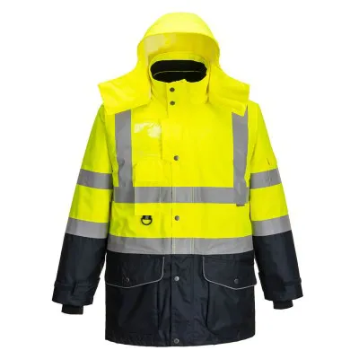 S426 - Jachetă HiVis Contrast Trafic 7-in-1 / Portwest / Jachete și geci