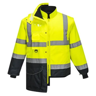 S426 - Jachetă HiVis Contrast Trafic 7-in-1 / Portwest / Jachete și geci