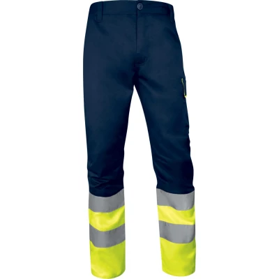Pantaloni de lucru cu înaltă vizibilitate M1PA2HVCL1 / Delta Plus / Pantaloni, salopete, colanți