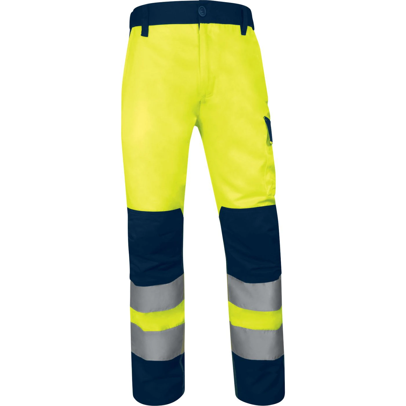 Pantaloni de lucru de înaltă vizibilitate M1PA2HVCL2 / Delta Plus / Pantaloni, salopete, colanți