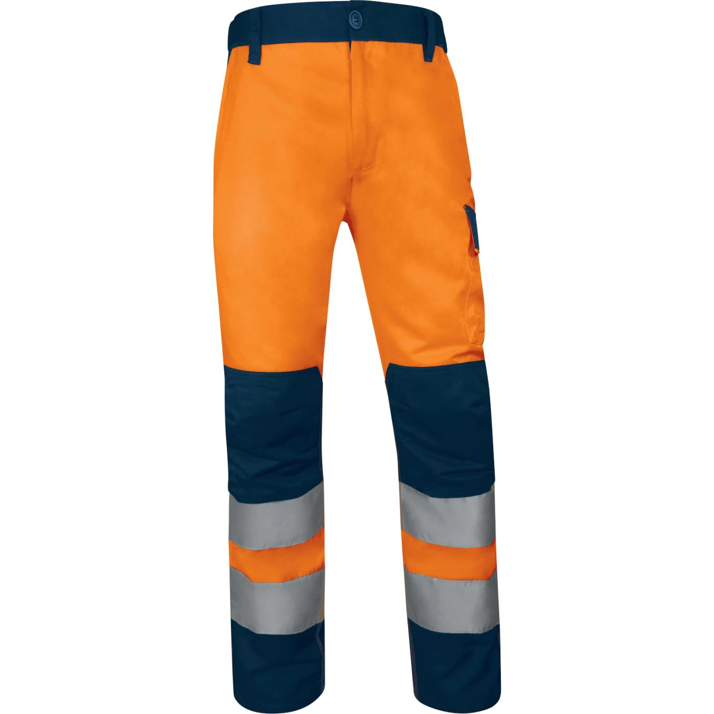 Pantaloni de lucru de înaltă vizibilitate M1PA2HVCL2 / Delta Plus / Pantaloni, salopete, colanți
