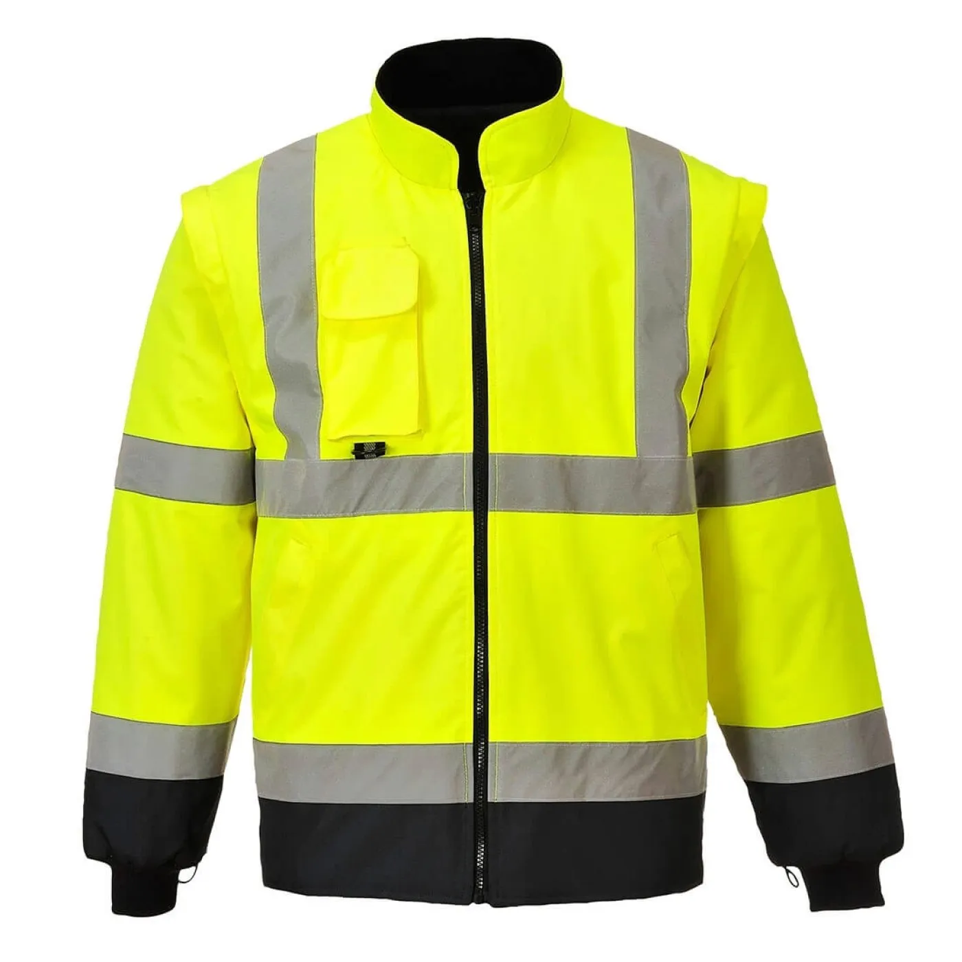 S426 - Jachetă HiVis Contrast Trafic 7-in-1 / Portwest / Jachete și geci