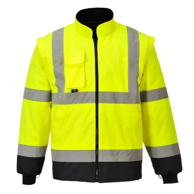 S426 - Jachetă HiVis Contrast Trafic 7-in-1 / Portwest / Jachete și geci