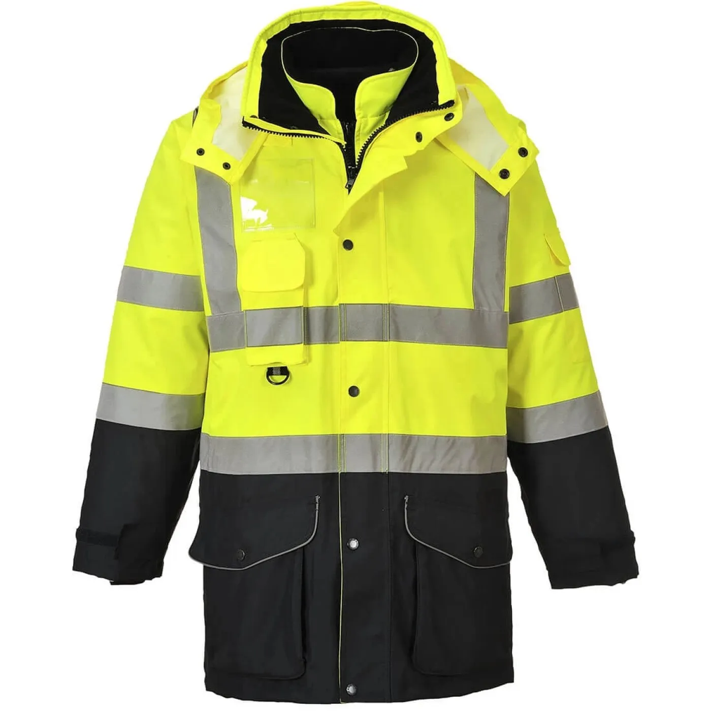 S426 - Jachetă HiVis Contrast Trafic 7-in-1 / Portwest / Jachete și geci