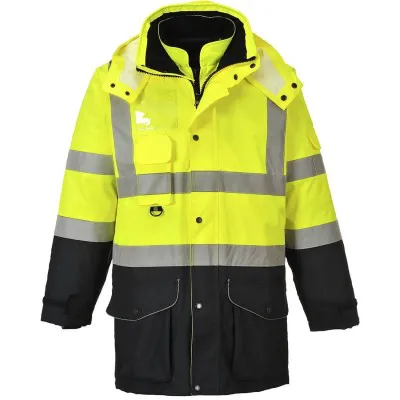 S426 - Jachetă HiVis Contrast Trafic 7-in-1 / Portwest / Jachete și geci
