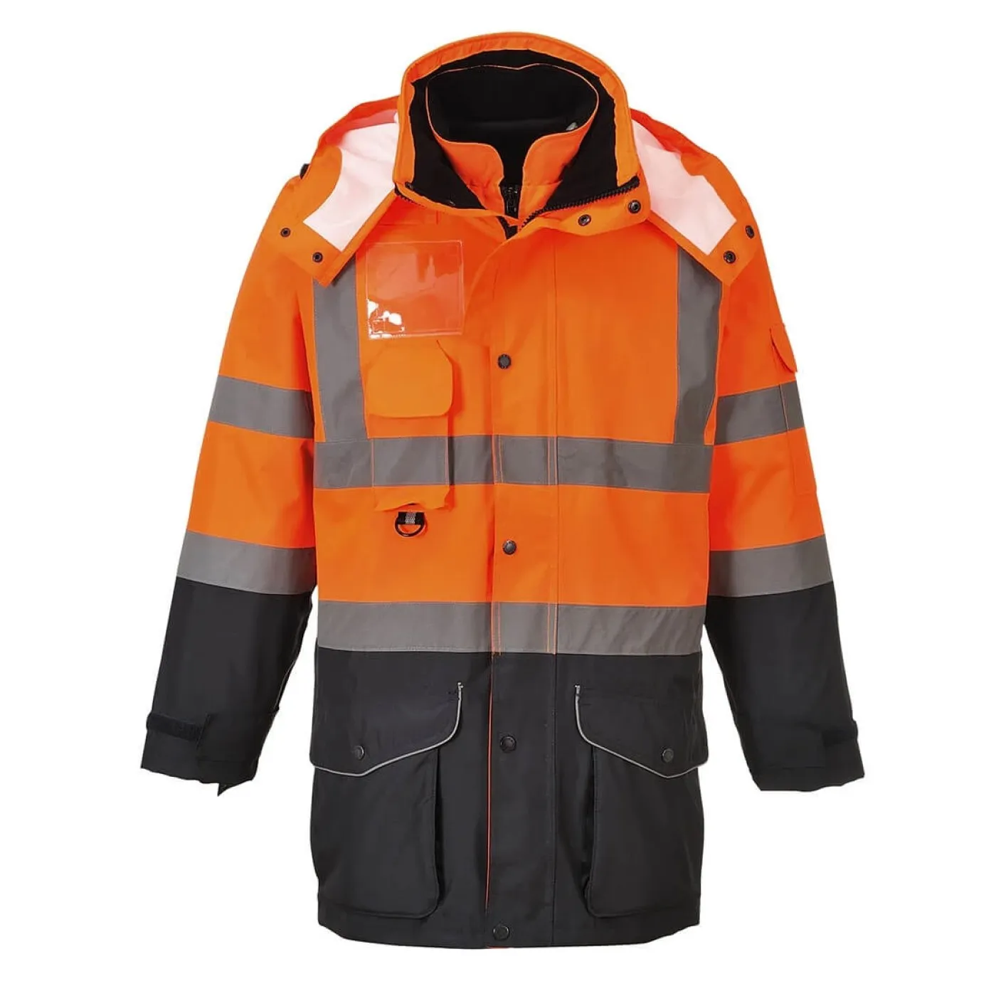 S426 - Jachetă HiVis Contrast Trafic 7-in-1 / Portwest / Jachete și geci