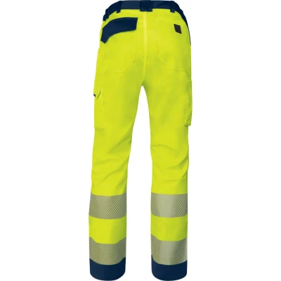 Pantaloni elastici de înaltă vizibilitate M2PA3STRHV / Delta Plus / Pantaloni, salopete, colanți