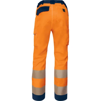 Pantaloni elastici de înaltă vizibilitate M2PA3STRHV / Delta Plus / Pantaloni, salopete, colanți