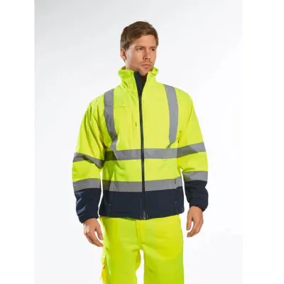 S425 - Jachetă Softshell Contrast HiVis (3L) / Portwest / Jachete și geci