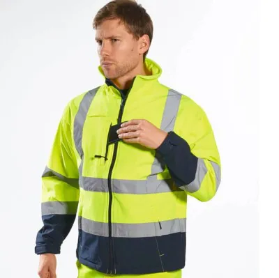 S425 - Jachetă Softshell Contrast HiVis (3L) / Portwest / Jachete și geci