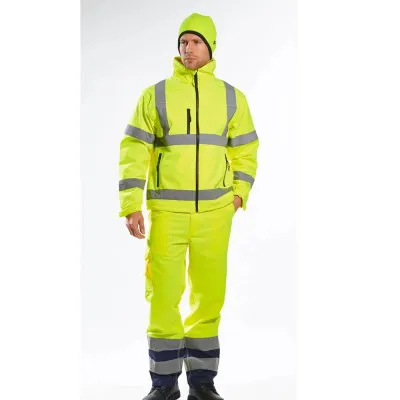 S424 - Jachetă HiVis Classic Soft Shell (3L) / Portwest / Jachete și geci