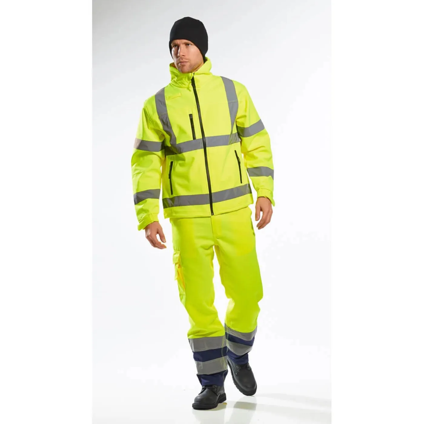 S424 - Jachetă HiVis Classic Soft Shell (3L) / Portwest / Jachete și geci