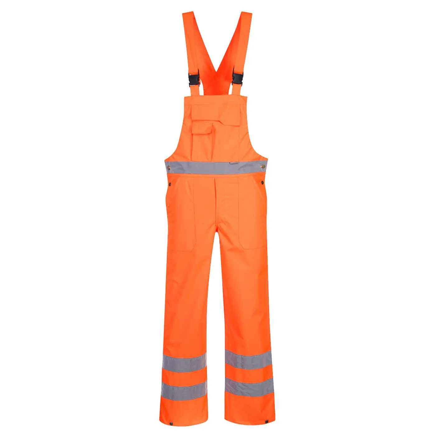 S388 - Pantaloni cu pieptar Hi-Vis- necaptusiti / Portwest / Pantaloni, salopete, colanți