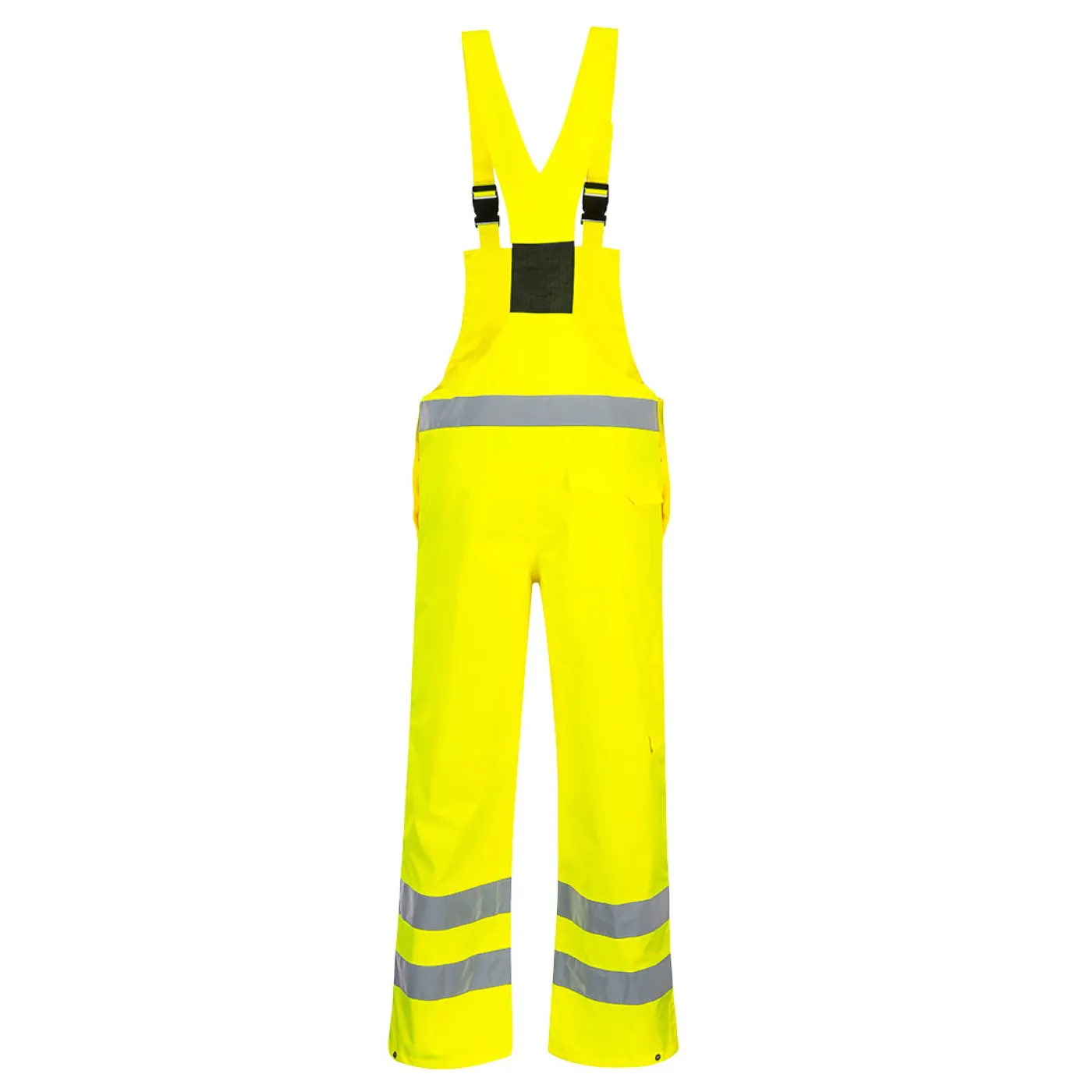 S388 - Pantaloni cu pieptar Hi-Vis- necaptusiti / Portwest / Pantaloni, salopete, colanți