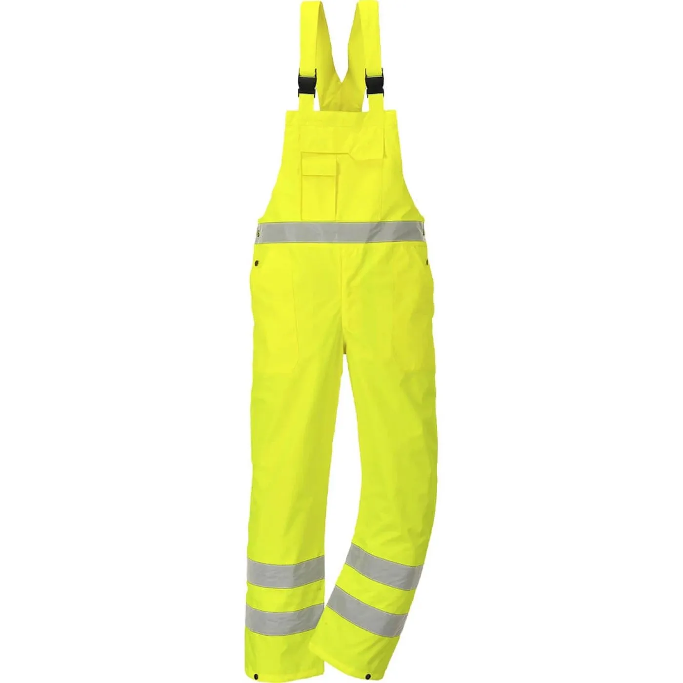 S388 - Pantaloni cu pieptar Hi-Vis- necaptusiti / Portwest / Pantaloni, salopete, colanți