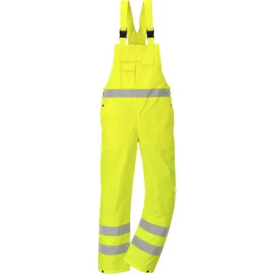 S388 - Pantaloni cu pieptar Hi-Vis- necaptusiti / Portwest / Pantaloni, salopete, colanți