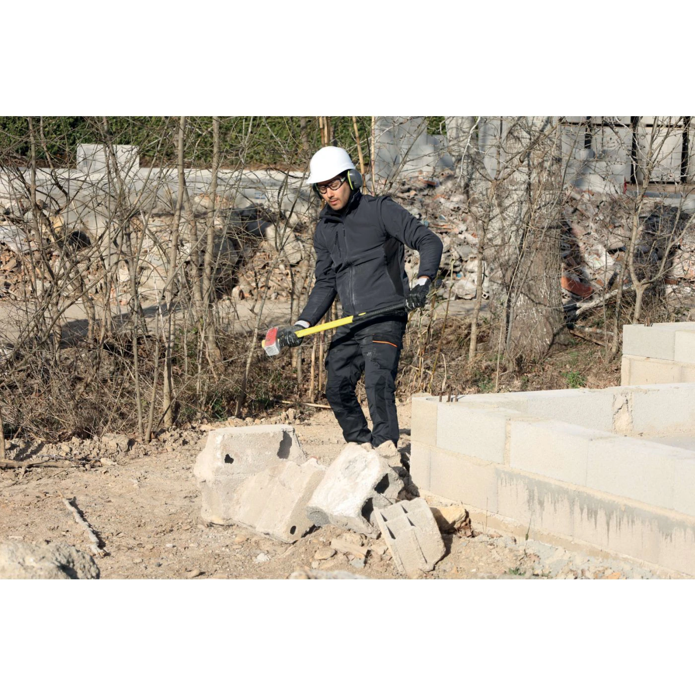 Softshell 2-in-1 rezistent la vânt MYSEN2 / Delta Plus / Hanorace, bluze softshell, polar și fleece