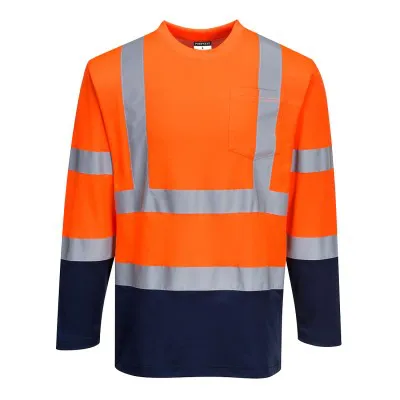S280 - Tricou bicolor Comfort cu mâneci lungi / Portwest / Tricouri, bluze, cămăși